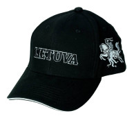 Black Sun Cap with Vytis